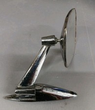 Vintage Classic Car Chrome Door Mirror 50s,60 70s Era Drivers Side 