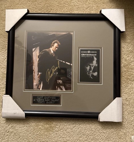 Clint eastwood signed photo - clint,