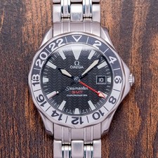 1999 Omega Seamaster GMT 50th Anniversary 41mm 2534.50 | Box & Papers