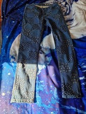 Ralph Lauren New With Tags Rare Vintage Bowery Size 12 Patchwork Jeans