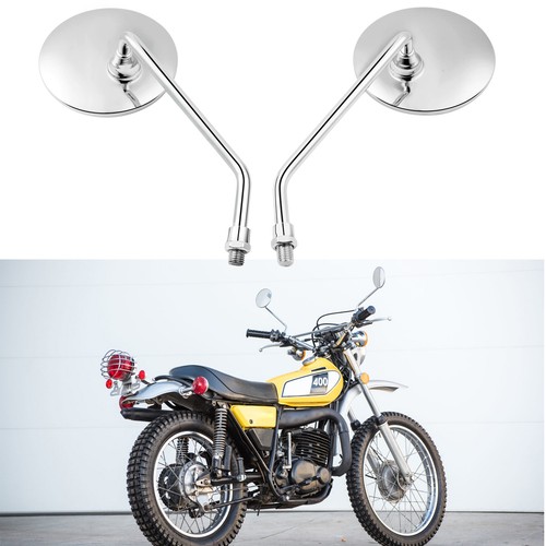 Motorcycle round rearview - 2x,