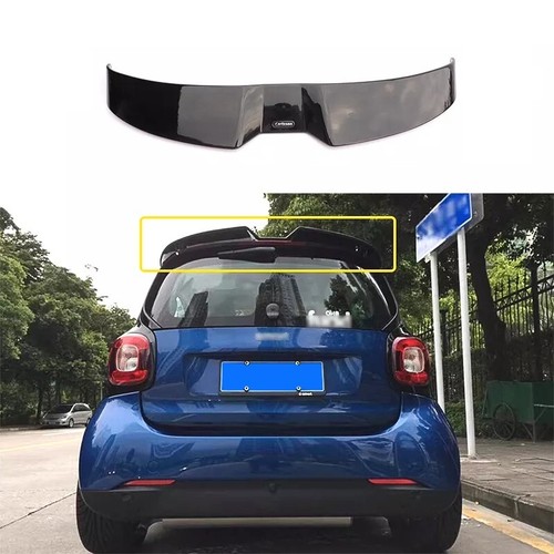 Glossy black roof spoiler rear - glossy,