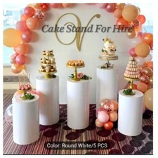 5PCS Metal Plinth Decoration