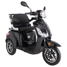 NEW 3 Wheeled ZT500 Glossy Black 800W Electric Mobility Scooter LED Display