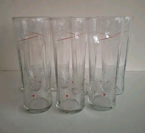 Carling half pint glasses - 7,