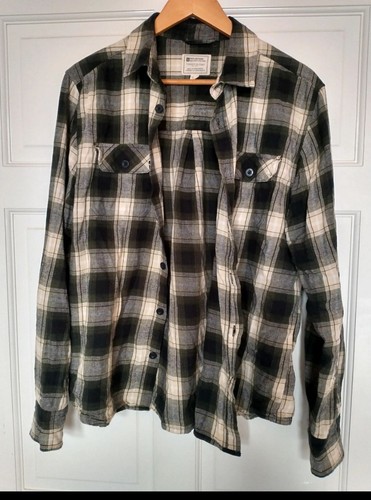 Checked shirt green white - green,