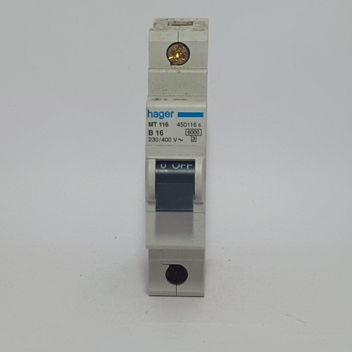 Hager amp type 6ka mcb - hager, b