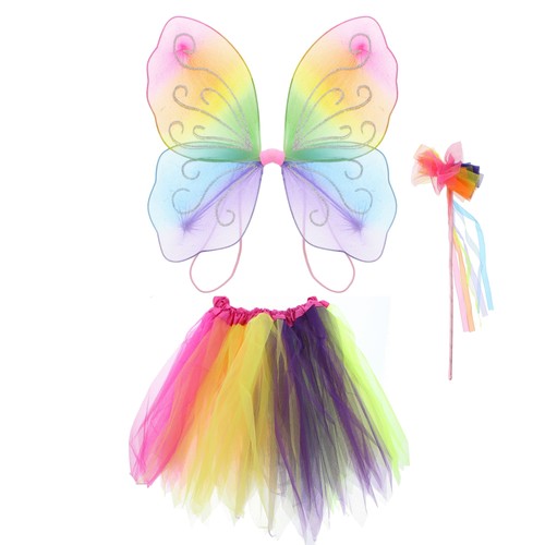 Piece fancy dress rainbow - 3,