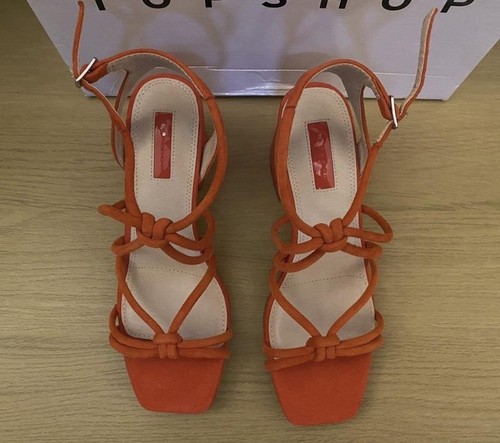 Women topshop heels orange - heels,