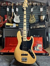 Fender American Vintage '75 Jazz Bass Natural 2003 Electric Bass Guitar