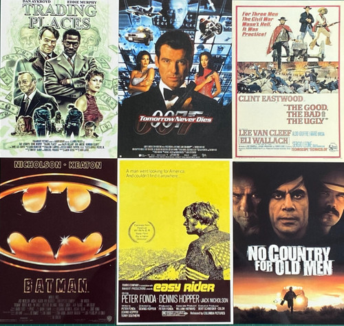 Film metal signs - film,