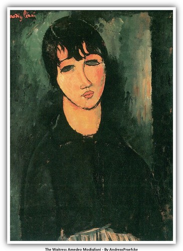The waitress amedeo - the, modigliani