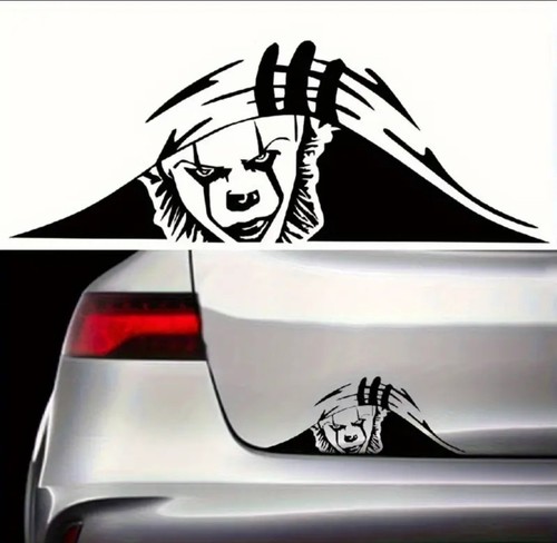 Evil peeking clown vinyl - evil,
