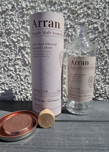 Empty arran whisky - empty,