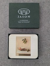 Jason Set Of 6 Coasters Brand New 9x11cm 3.5x4.5" Simplicity by S Wetherby 