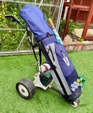 POWER KADDY  ELECTRIC GOLF CART AND GOLF CLUBS. NORWICH