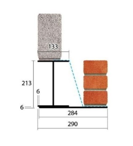 Window lintel heavy duty 290 - window,