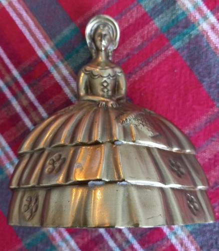Brass southern lady bell - southern,