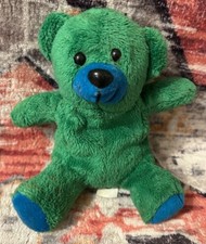 Bananas Vintage Small Green Bear Plush Soft Toy