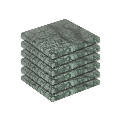 10cm marble coasters set 6 - 10cm, of
