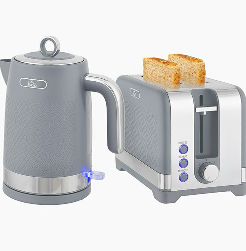 Homcom slice kettle - 2-slice,