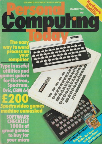 Personal computer today - personal, 1984