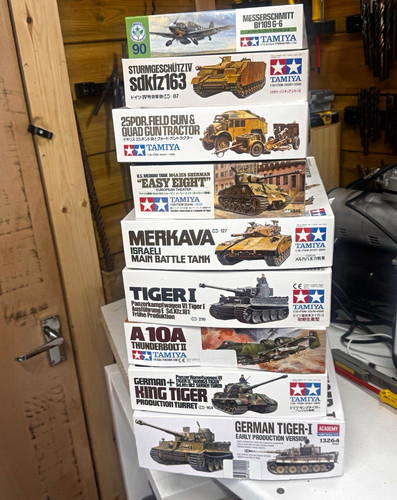 Tamiya and academy 1 - and, 1:35