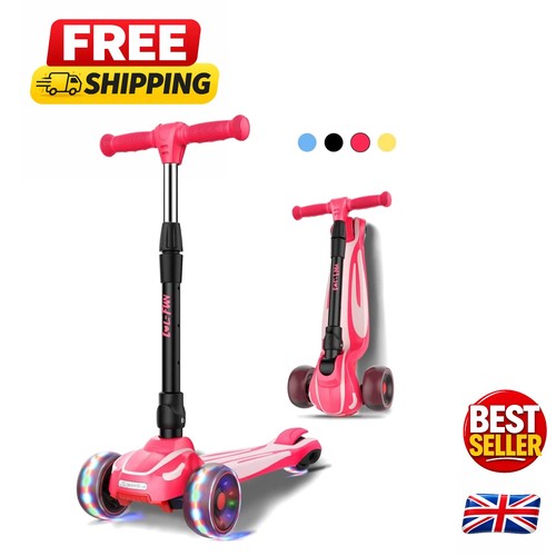 Hot pink wheel scooter - pink, 3-wheel