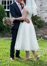 Charlotte Balbier Vintage style Wedding Dress - 12/14