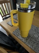 Tumbler Cup with Straw Lid Insulated Stainless Steel Drink Bottle Used