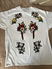 Topman White TShirt Embroided