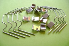 Greenhouse Glazing Glass Clips W + Z or Mixed Pack Spring Wire Glass Fixing Clip