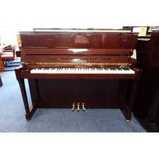 Second Hand Vogel by Schimmel 118 Upright Acoustic Piano | Polished Mahogany