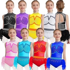 UK Girls Ballet Leotard Modern