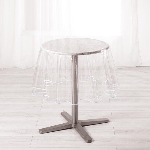 Round pvc garden tablecloth - round,