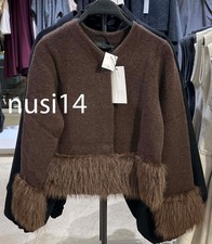 ZARA NEW WOMAN FAUX FUR TRIM