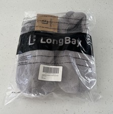 Longbay Women's Comfort Memory Foam Slippers UK 6-7 Grey