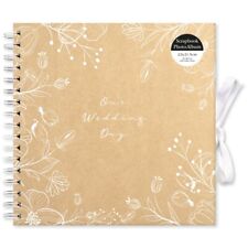 Our Wedding Day Scrapbook Photo Album 8" x 8" Spiral Bound Memory Keepsake Book