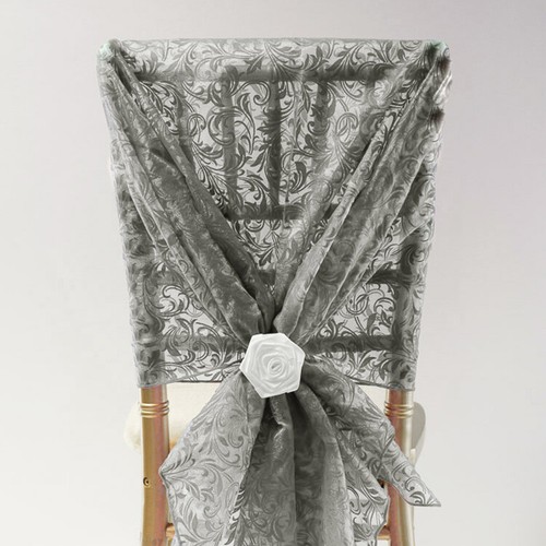 Flock organza chair cover - flock, hood