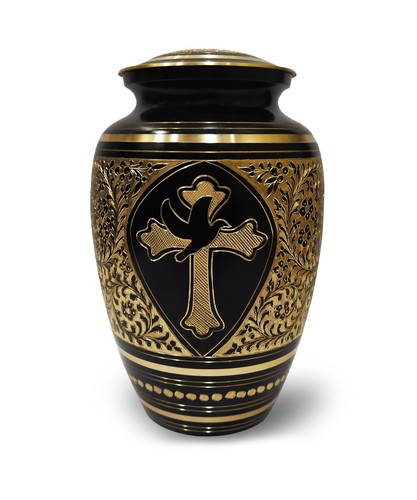 Gold brass cremation urns for - cremation,