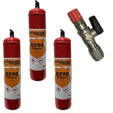 3X REFRIGERANT GAS CAN R290