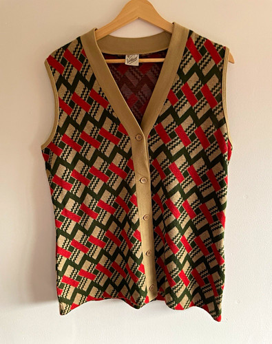 Vintage volkers geometric knit - volkers,