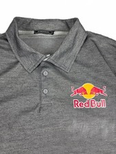 Red Bull Logo Polo Shirt Grey