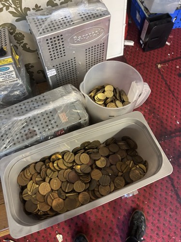 Fruit machine tokens - fruit,