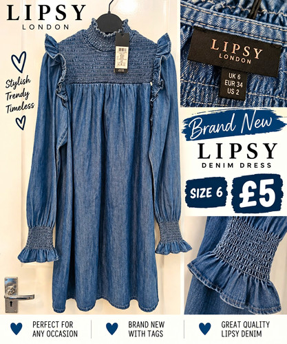 Lipsy london blue - london, denim