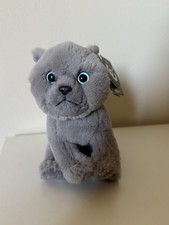 British Shorthair Cat Soft Plush Toy by Living Nature New with Tags