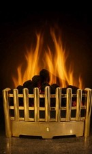 SOLID BRASS  & Black Gem  16"