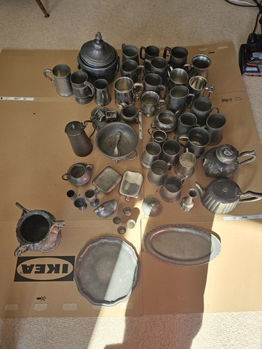 Pewter 1kg some - nice, pieces