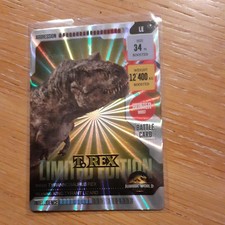 T. Rex Limited Edition Roar Trading Card Jurassic World