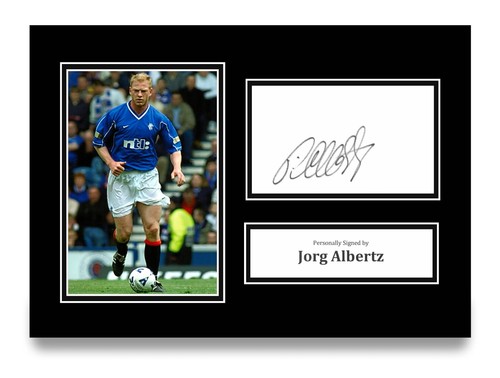 Jorg albertz signed - jorg, a4